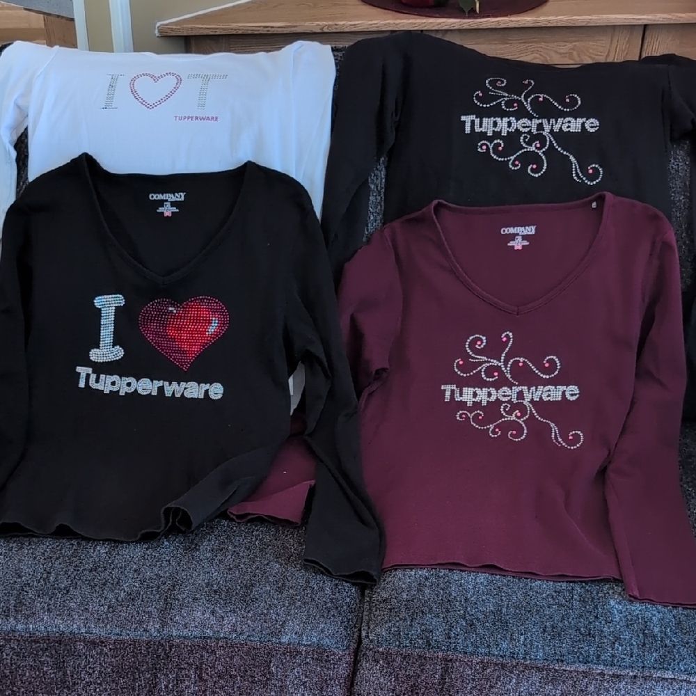Set Of 4 Long Sleeved Tees